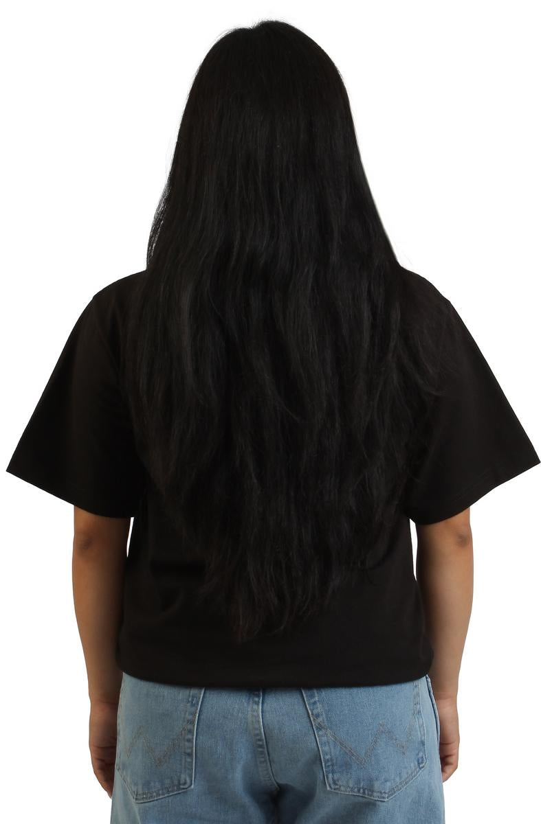 Embroidered Heart Heavy T-Shirt Image 3