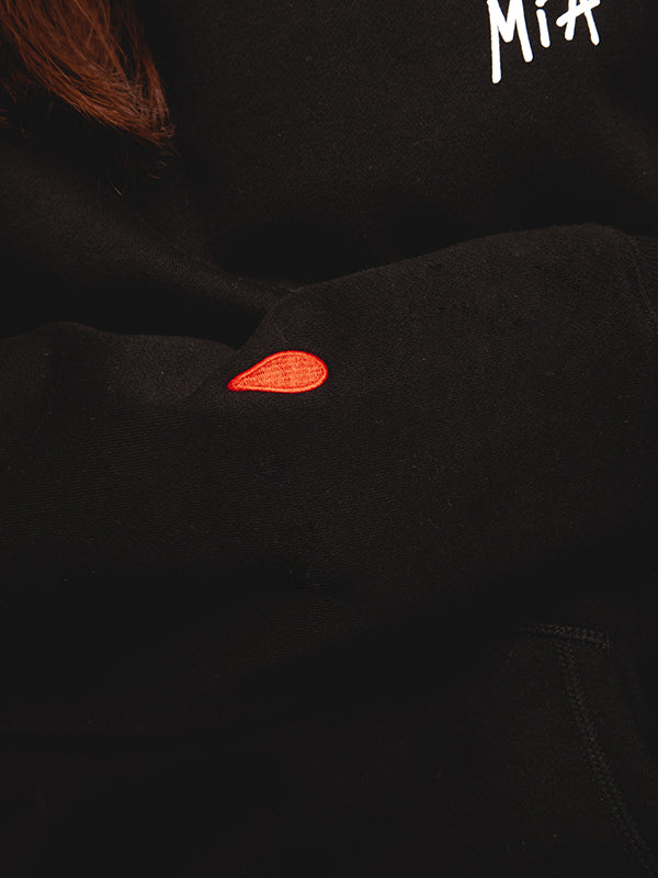 Sangre Mía Signature Hoodie - Black