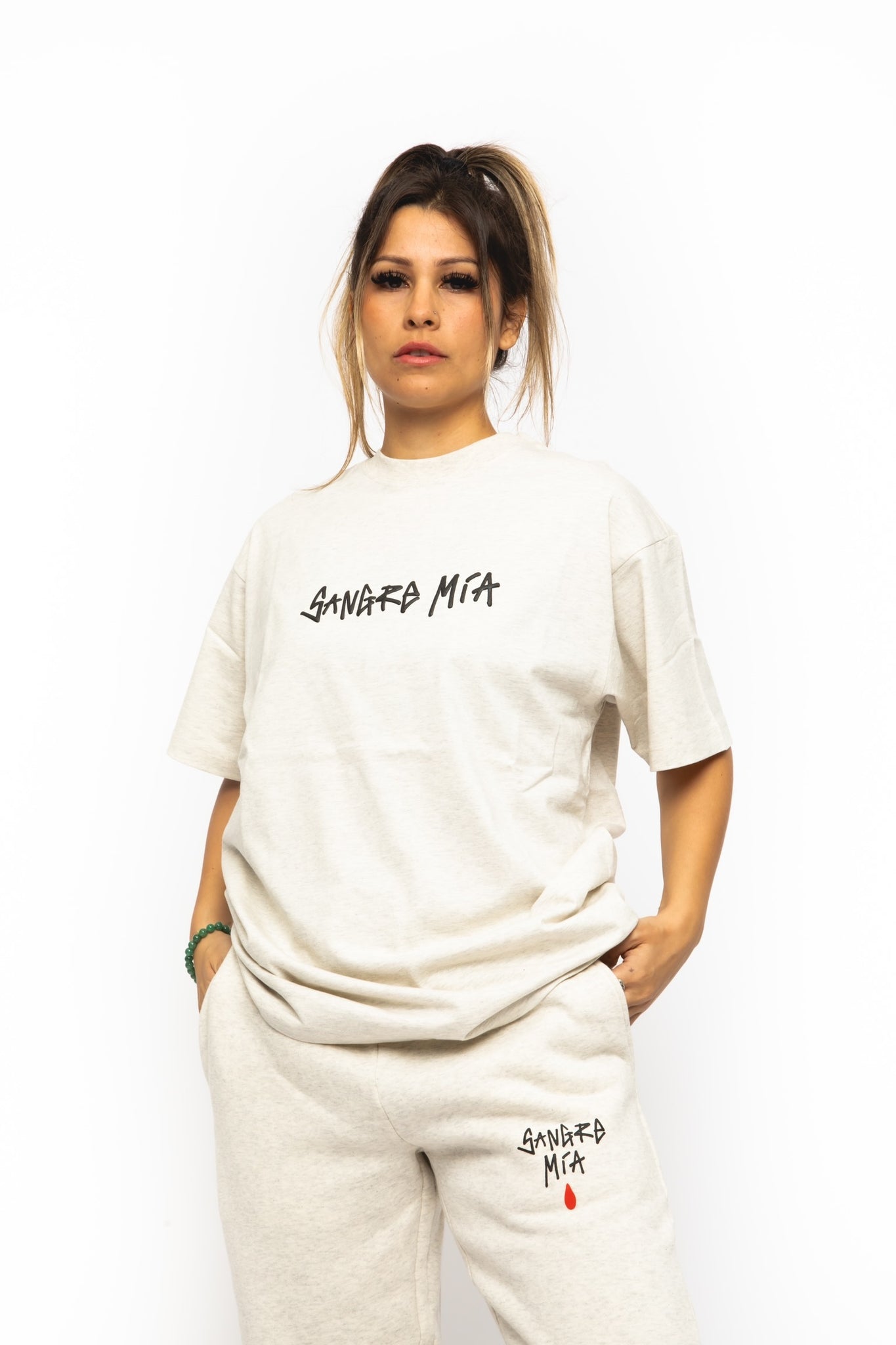 Sangre Mía T-Shirt - Oatmeal