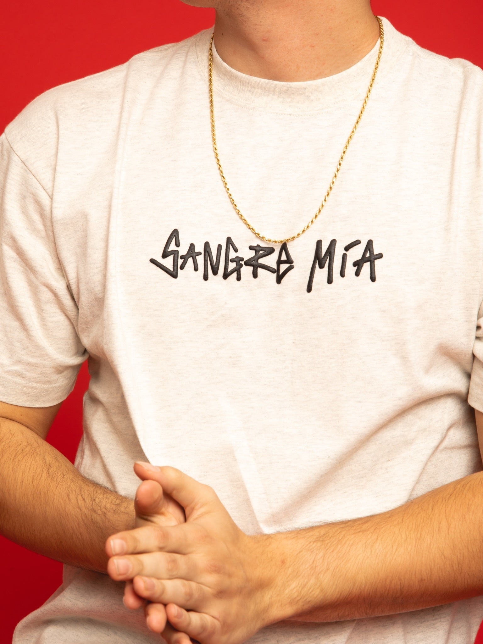 Sangre Mía T-Shirt - Oatmeal